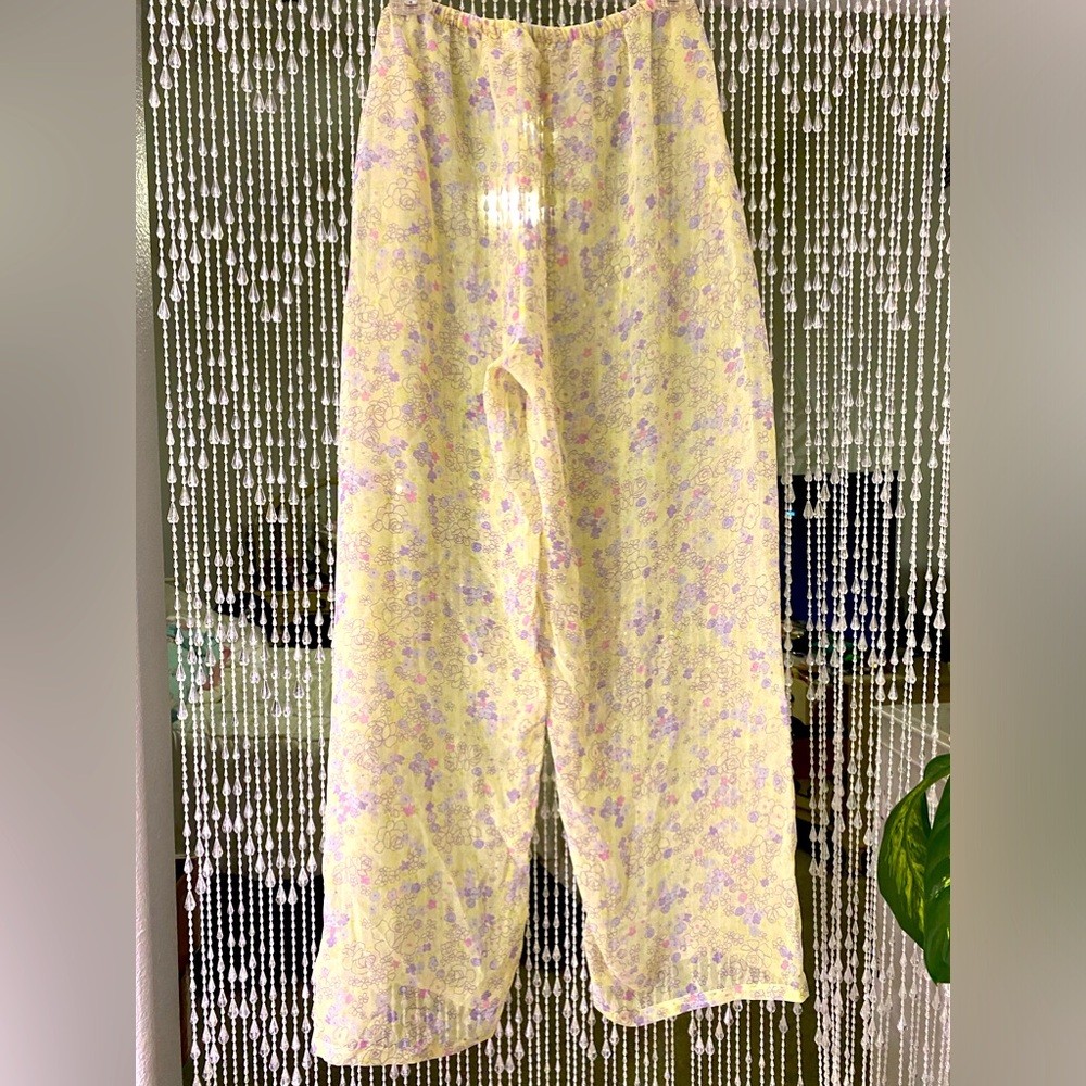 SARAH SPENCER SHEER PAJAMA BOTTOMS - Picture 4 of 6